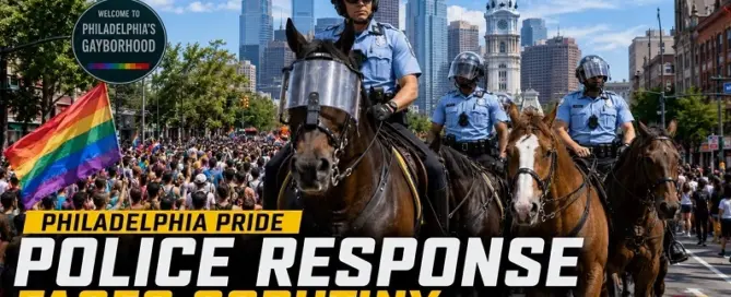 Philadelphia Pride police response faces scrutiny over crowd-control tactics in the Gayborhood