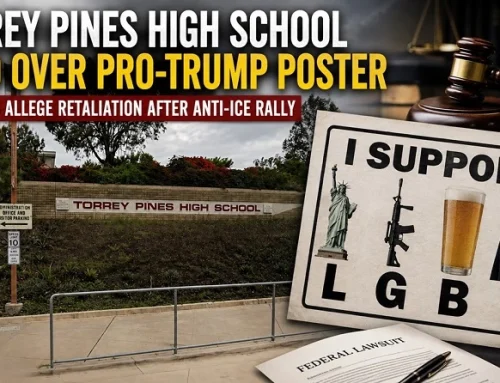 Torrey Pines High School Hit With Federal Lawsuit Over Pro-Trump ‘LGBT’ Poster