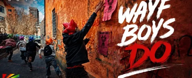 WAYF BOYS DO music video promotional image featuring the WAYF BOYS urban street concept