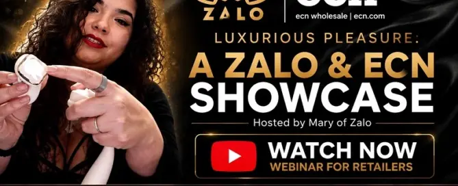 Mary of Zalo hosts the Zalo and ECN Wholesale Luxurious Pleasure webinar introducing the luxury pleasure products brand to retailers.
