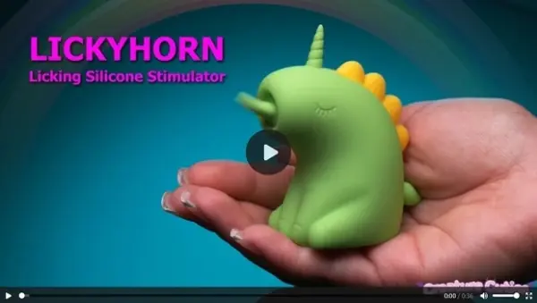 Lickyhorn Licking Silicone Stimulator from the XR Brands Creature Cuties collection.