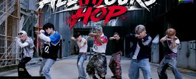 ALL(H)OURS performing choreography in the HOP music video ahead of their UNBOUND K-pop comeback