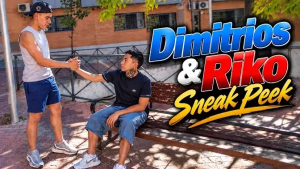 Age-restricted trailer image for the LatinBoyz Network release “Dimitrios & Riko Unleashed.”