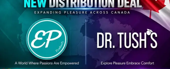 EP Products Canada adds Dr. Tush to its Canadian distribution lineup for pleasure products and intimate aftercare.