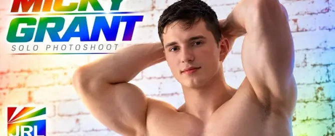 Micky Grant poses for a new BelAmi solo photoshoot directed by Eliot Klein