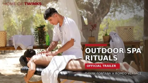 Age-restricted official trailer for STAXUS’ “Outdoor Spa Rituals” starring Danny Fontana and Romeo Versace.