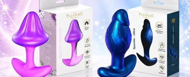 Sparkle Ultra and Sparkle Shroom with retail packaging from the Full Circle Brands Sparkle Collection