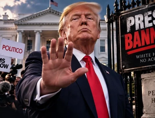 Trump Plays King, Bans CNN, Politico and MS NOW From White House