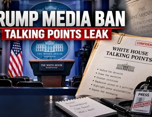 Leaked White House Talking Points Reveal GOP Defense of Trump Media Ban