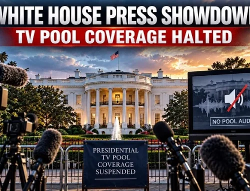 Trump Media Ban Backfires as Major Networks Halt White House Coverage — Leaving Him Without Pool Audio