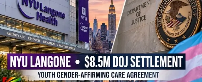 NYC $8.9 million gender-affirming care initiative for transgender youth featuring New York City, Callen-Lorde, NYU Langone and Mount Sinai.